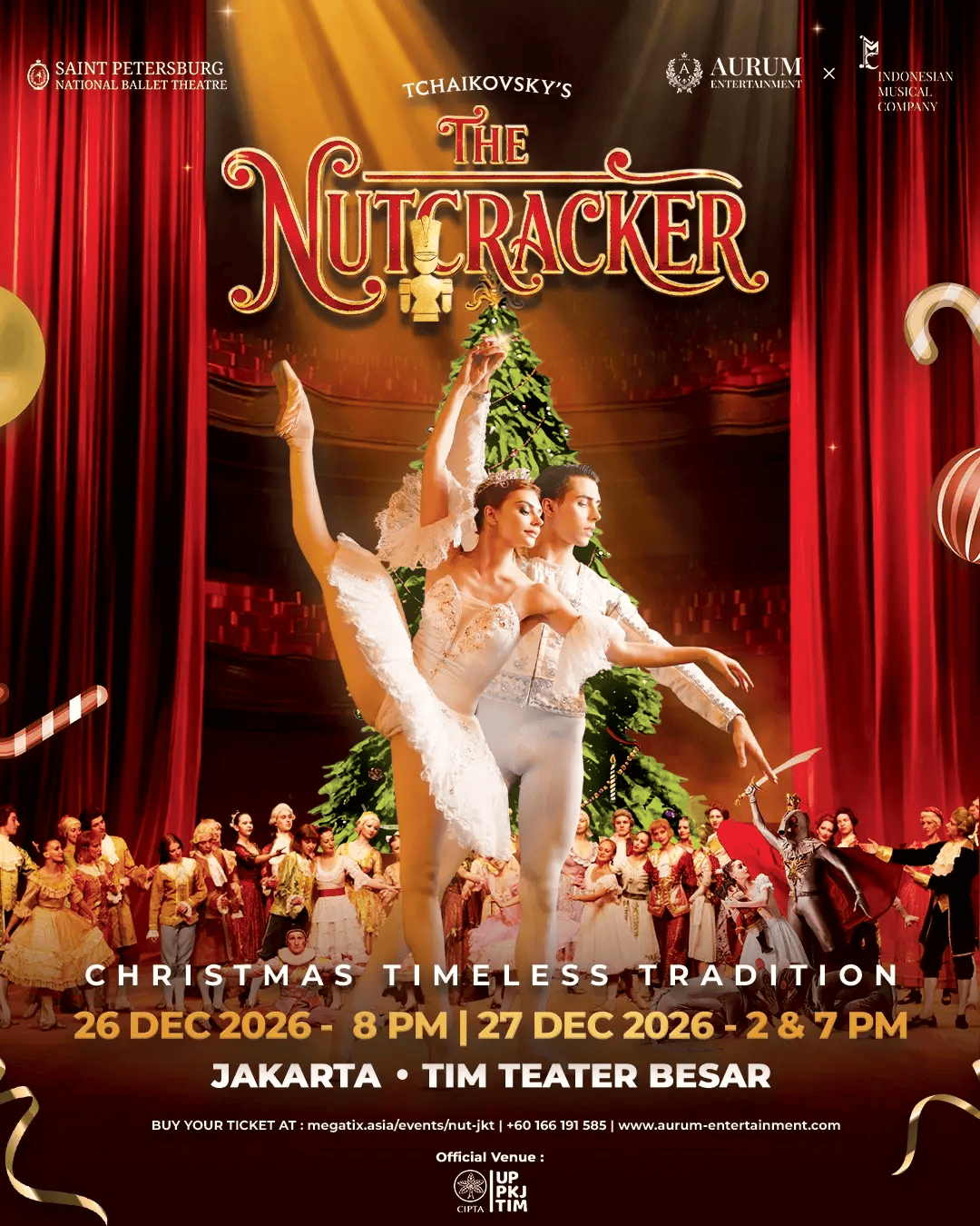 Poster produksi teater musikal The Nutcracker
